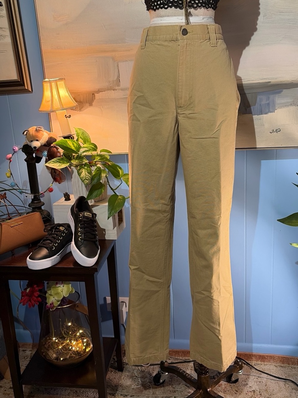 Columbia Wide-Leg Pants in Khaki